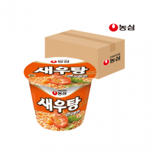 농심 새우탕 큰사발 컵라면 115g X 16개