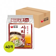 농심 사리곰탕면 110g X 40개